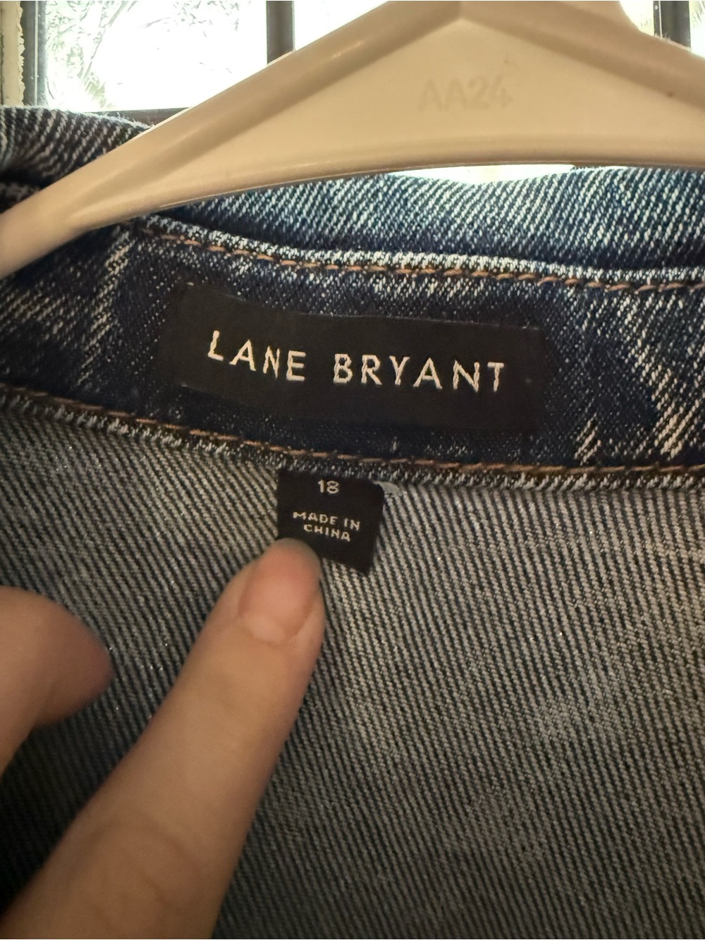 Lane Bryant Jean jacket 18 - Picture 2 of 4
